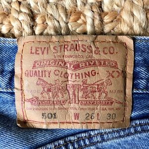 Vintage Levi 501s